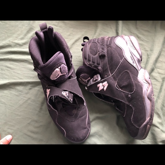 Jordan 8 (black & white) (rare) - Picture 3 of 3